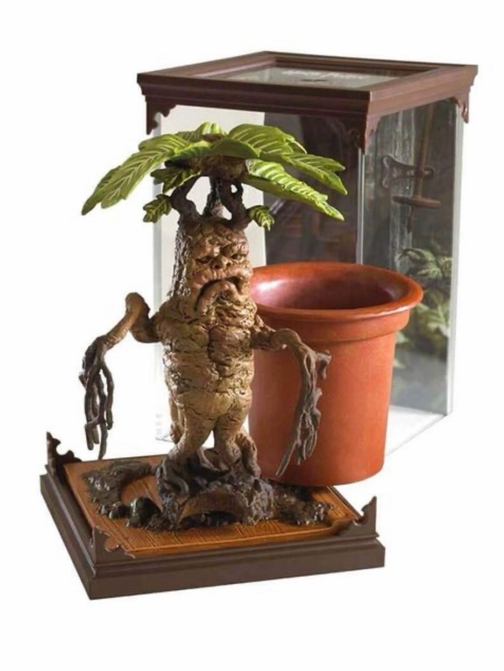 Harry Potter Magical Creatures #17 Mandrake The Noble Collection new in clear pl